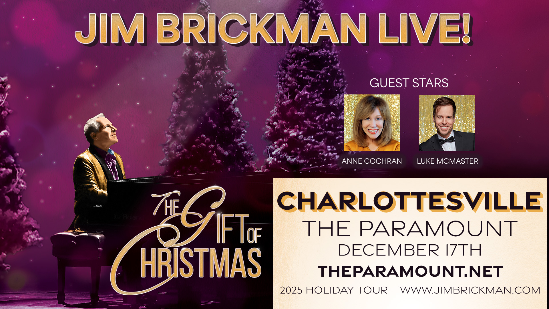 JMB Tours, LLC Presents: Jim Brickman: The Gift of Christmas - The