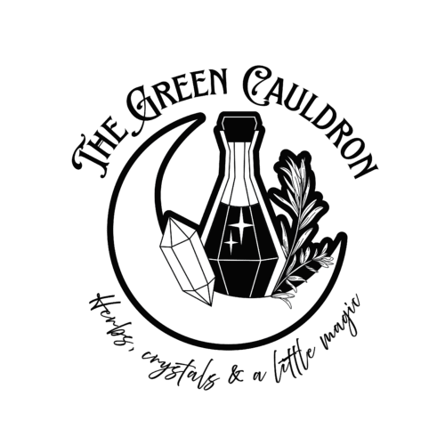 The Green Cauldron – Logo b&w (Circle)-01 transparent