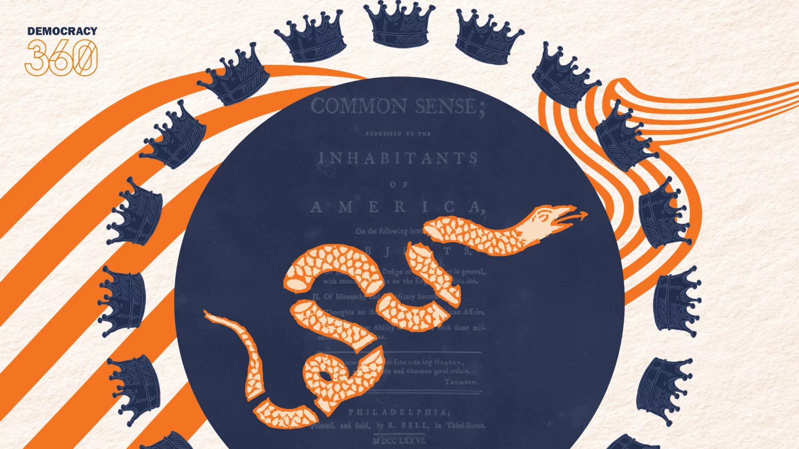 A snake in separate pieces on top of a copy of 