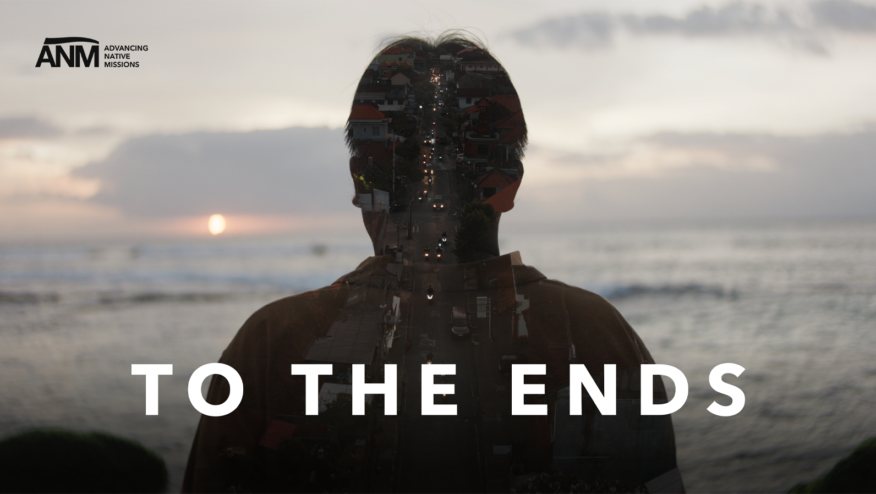 The silhouette of the back of a man with a city street filled in. Text reads,